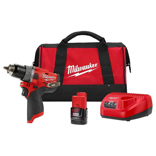 Taladro Atornillador con Percutor Milwaukee Fuel 2504-20 con Pila y Cargador