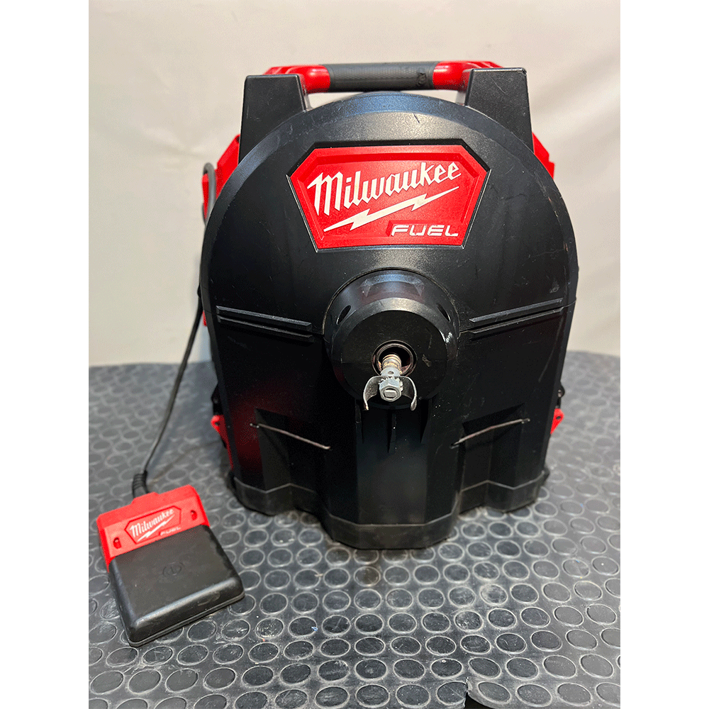 Limpia Drenaje Kit De 5/16 Destapa Caños Milwaukee con pila y cargador